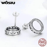 925 Sterling Silver Lucky Forever Stud Earrings