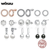 925 Sterling Silver Lucky Forever Stud Earrings