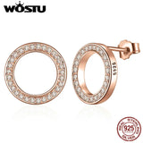 925 Sterling Silver Lucky Forever Stud Earrings