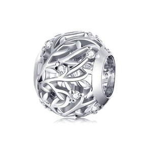 925 Silver Heart Infinity Charm Bracelet Pendant Beads