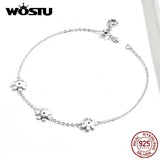 925 Silver Daisy Flower Bracelet Women Wedding Lover Original 925 Jewelry