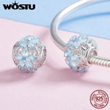 925 Sterling Silver Daisy Charm Beads for DIY Bracelet Making