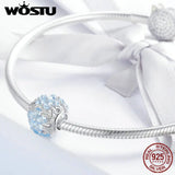 925 Sterling Silver Daisy Charm Beads for DIY Bracelet Making