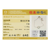 925 Silver Glitter Circle Chain Bracelet Women CQB030