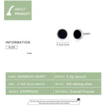 925 Sterling Silver Circle Stud Earrings Small Earrings For Women