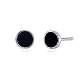 925 Sterling Silver Circle Stud Earrings Small Earrings For Women