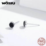 925 Sterling Silver Circle Stud Earrings Small Earrings For Women
