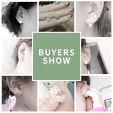 925 Silver Fairy Tale Mouse Stud Earrings Wedding Fine Jewelry Gift