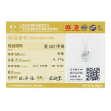 925 Sterling Silver Cat Link Pendant Necklace For Women