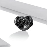 Love Rose Pendant Bead Charm 925 Silver Wedding Jewelry