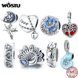 Life Tree CZ Bead Bracelet Bangle Pendant