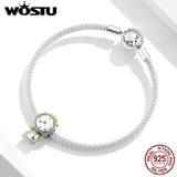 Magic Clock Charms 925 Silver Pendant Beads for Bracelet