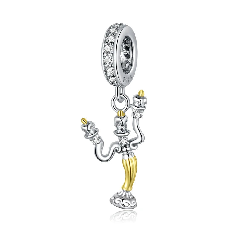 Magic Clock Charms 925 Silver Pendant Beads for Bracelet
