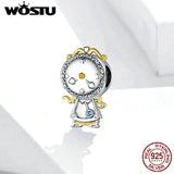 Magic Clock Charms 925 Silver Pendant Beads for Bracelet