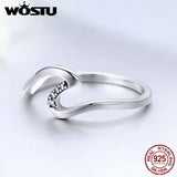 925 Sterling Silver Heart Bee Wedding Ring