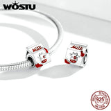 925 Silver Mini Ice Cream Charms Enamel Beads