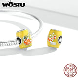 925 Silver Mini Ice Cream Charms Enamel Beads