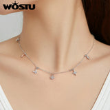 925 Silver Charm Pendant Animal Star Moon Bead DIY Jewelry