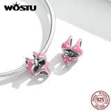 925 Sterling Silver Charm Shark Bikini Bead Wine Bottle Summer Enamel Pendant
