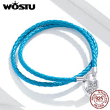 925 Silver Heart Lock Chain Bracelet for Women