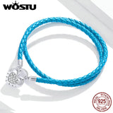 925 Silver Heart Lock Chain Bracelet for Women