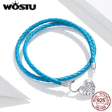 925 Silver Heart Lock Chain Bracelet for Women