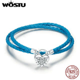 925 Silver Heart Lock Chain Bracelet for Women