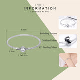 925 Sterling Silver Forever Love Bracelet - Anniversary DIY Beads Charm Jewelry