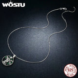 925 Sterling Silver Tree Pendant Necklace