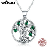 925 Sterling Silver Tree Pendant Necklace