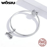 Sterling Silver Arrival Sport Autocycle Beads Charm Pendant