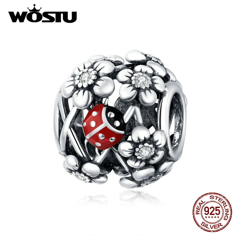 925 Silver Garden Elves Charm Bead for DIY Bracelet or Bangle