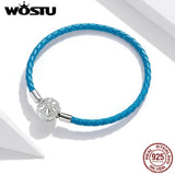 925 Sterling Silver Rope Chain Bracelet for Women FIB196