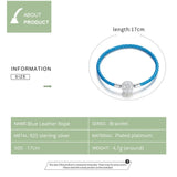 925 Sterling Silver Rope Chain Bracelet for Women FIB196