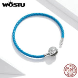 925 Sterling Silver Rope Chain Bracelet for Women FIB196