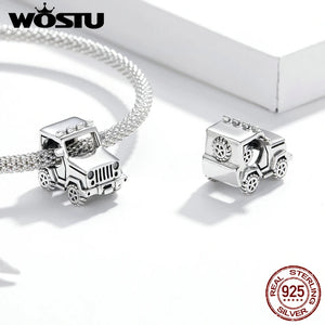 925 Sterling Silver Off-Road Vehicle Car Charms Pendant