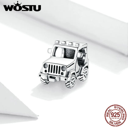 925 Sterling Silver Off-Road Vehicle Car Charms Pendant