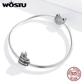 925 Silver Rome Colosseum Charm Beads for Bracelet Necklace