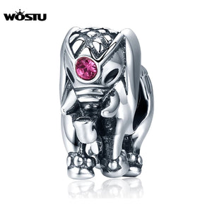 925 Silver Elephant Charm for Bracelets CQC321