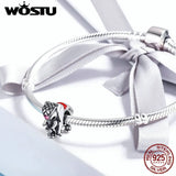 925 Silver Elephant Charm for Bracelets CQC321