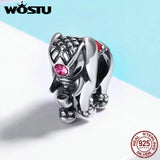 925 Silver Elephant Charm for Bracelets CQC321