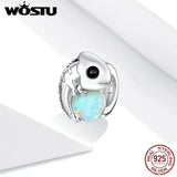 925 Sterling Silver Chameleon Opal Beads Charms for Women Bracelets