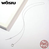 925 Silver Cross Circle Pendant Necklace for Women S925 Jewelry