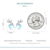 Fairy Moonstone Earrings in 925 Silver