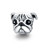 925 Silver Dalmatian Bead Charm for Women Bracelet Necklace