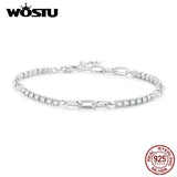 925 Sterling Silver Splice Bracelet Adjustable Bangle for Women