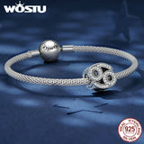 Constellation Beads 925 Sterling Silver 12 Zodiac Charms for DIY Bracelet