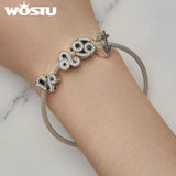 Constellation Beads 925 Sterling Silver 12 Zodiac Charms for DIY Bracelet