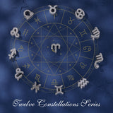 Constellation Beads 925 Sterling Silver 12 Zodiac Charms for DIY Bracelet