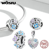925 Silver Secret Garden Women Charm Beads DIY Necklace Bracelet
